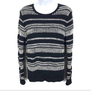 Banana Republic Black & White Striped Sweater